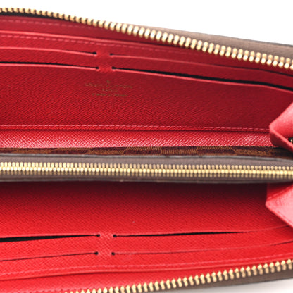 Louis Vuitton Damier Ebene Clemence Wallet Cherry 5 of 7