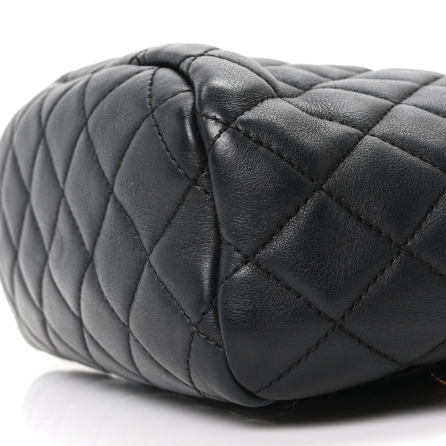Calfskin Quilted Mini Urban Spirit Backpack Black