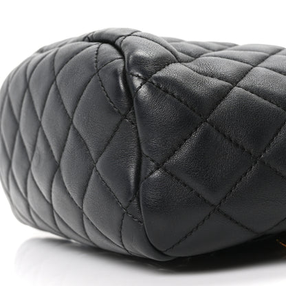 Chanel Calfskin Quilted Mini Urban Spirit Backpack Black 18 of 21