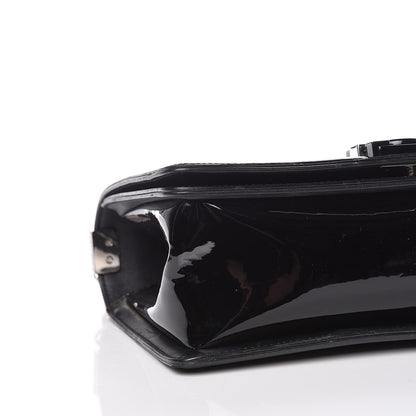 Chanel Patent Calfskin Quilted Medium Plexiglass Boy Flap Black 5 of 15