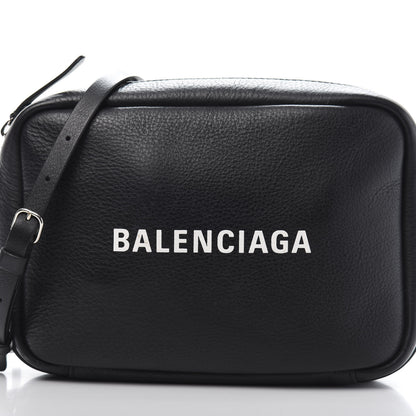 Balenciaga Calfskin Logo S Everyday Camera Bag Black 9 of 9