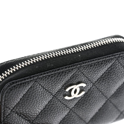 Chanel Caviar Quilted Classic Zipped Coin Purse Black 8 of 9