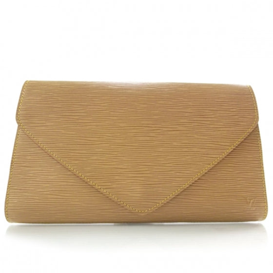 Epi Art Deco Clutch Gold