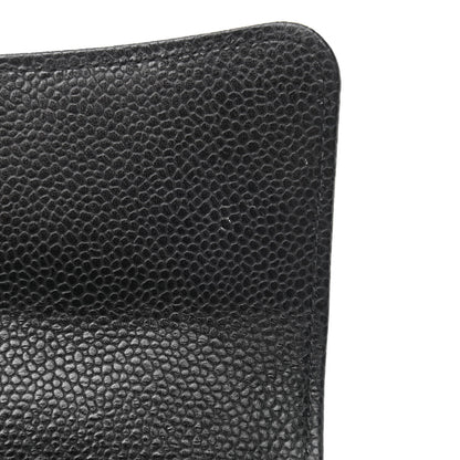 Chanel Caviar Quilted Large Gusset Flap Wallet Black 9 of 9