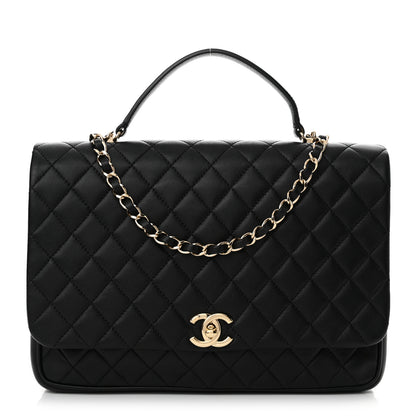 Chanel Lambskin Quilted Medium Citizen Chic Flap Black 1 of 13