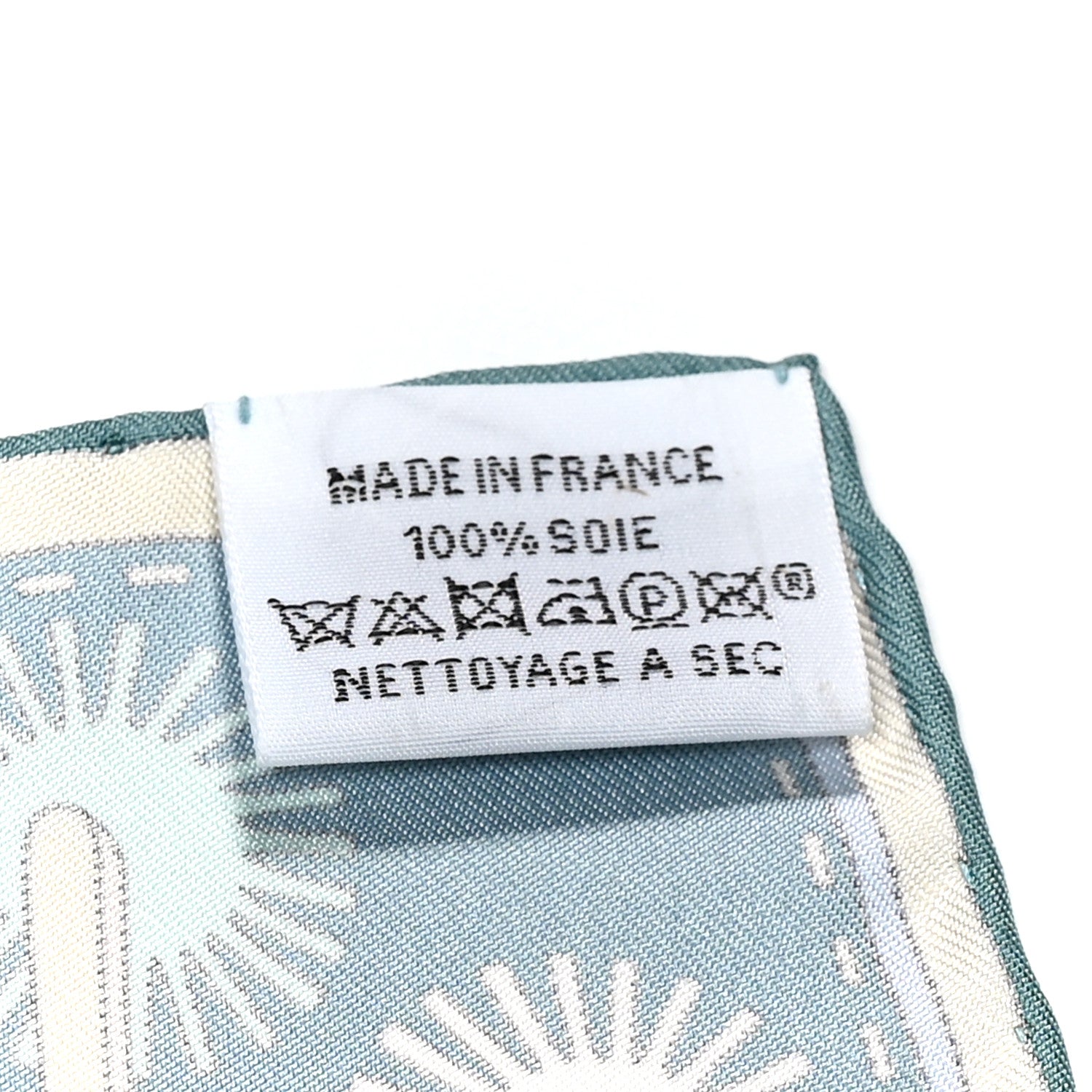 Hermes Silk Bottes Story Scarf 90 Bleu Rose Poudre Vert 2 of 5