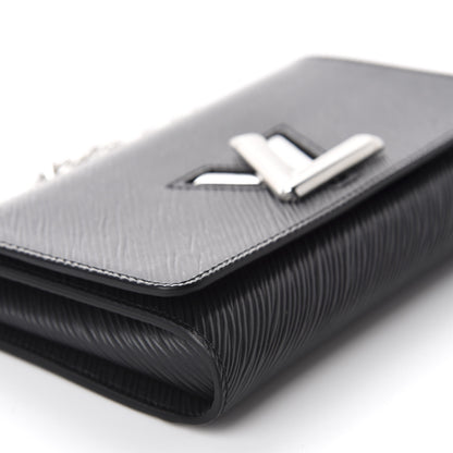 Louis Vuitton Epi Twist Chain Wallet Black 6 of 9