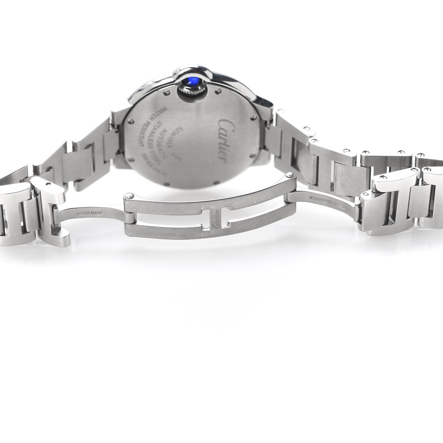 Stainless Steel 33mm Ballon Bleu De Cartier Automatic Watch