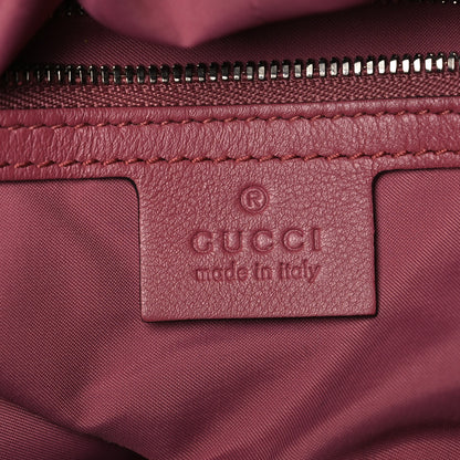 Gucci GG Supreme Monogram Blooms Medium Single Buckle Backpack Beige Multicolor Dry Rose 5 of 10