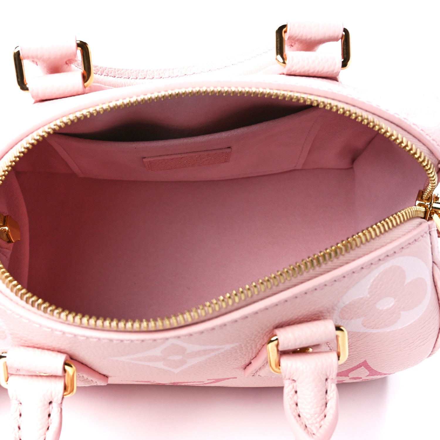 Louis Vuitton Empreinte Monogram Giant Speedy Bandouliere 20 Degrade Rose Pink 5 of 12