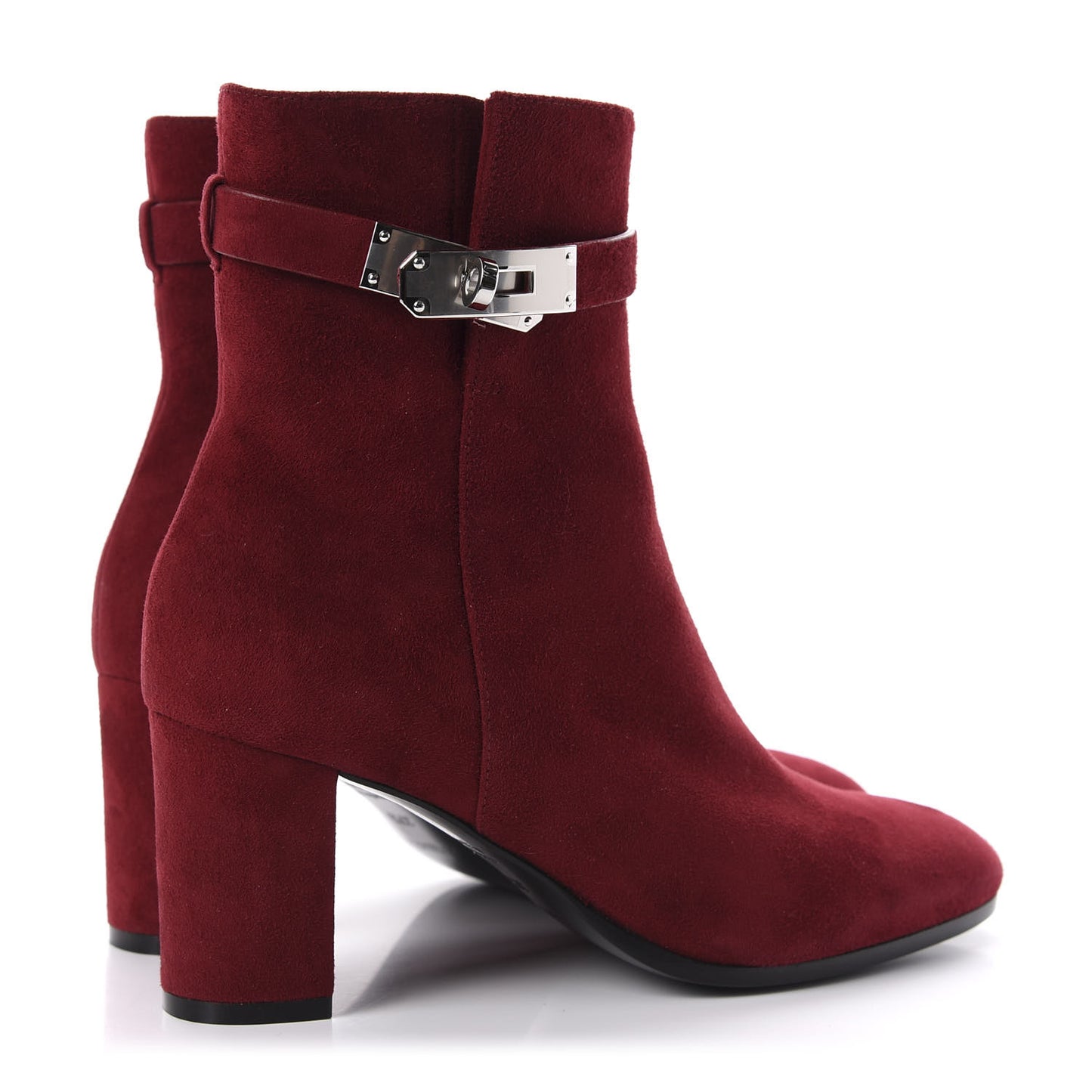 Suede Goatskin Saint Germain Ankle Boots 37.5 Orange Solaire