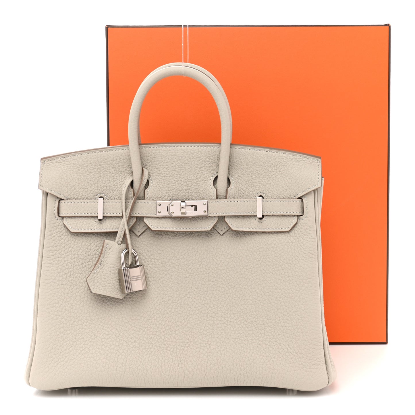 Togo Birkin 25 Gris Perle