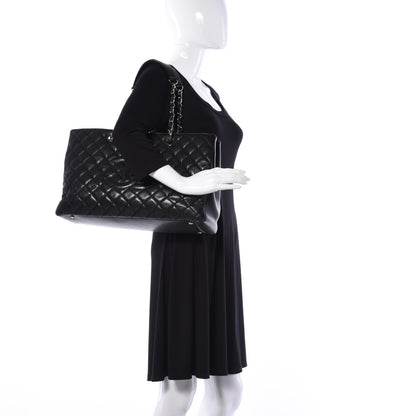 Chanel Caviar Quilted XL Grand Shopping Tote GST Black 2 of 9