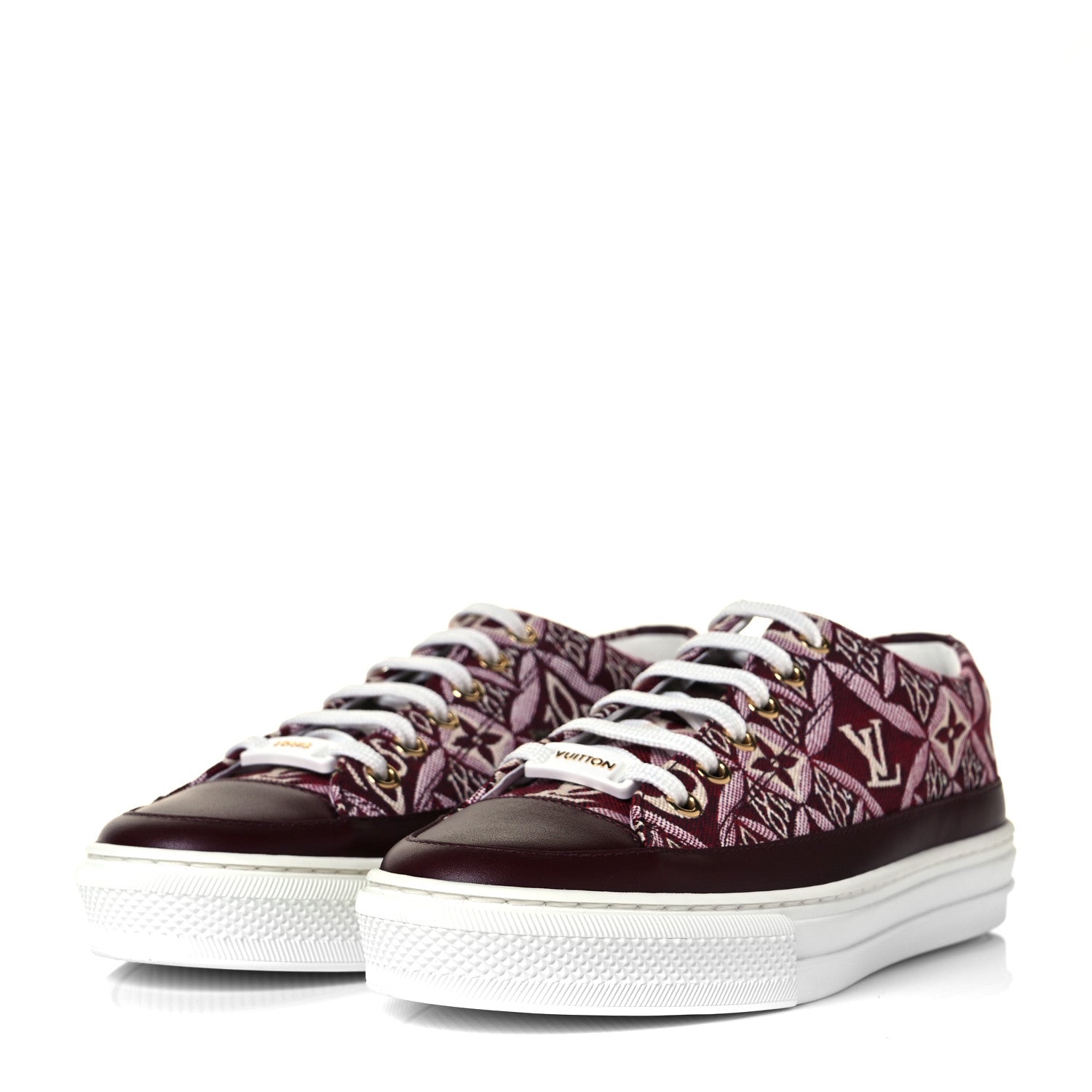 Louis Vuitton Jacquard Since 1854 Stellar Sneakers 35 Bordeaux 3 of 8