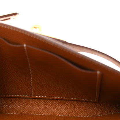 Hermes Epsom Kelly Wallet To Go Gold 5 of 10