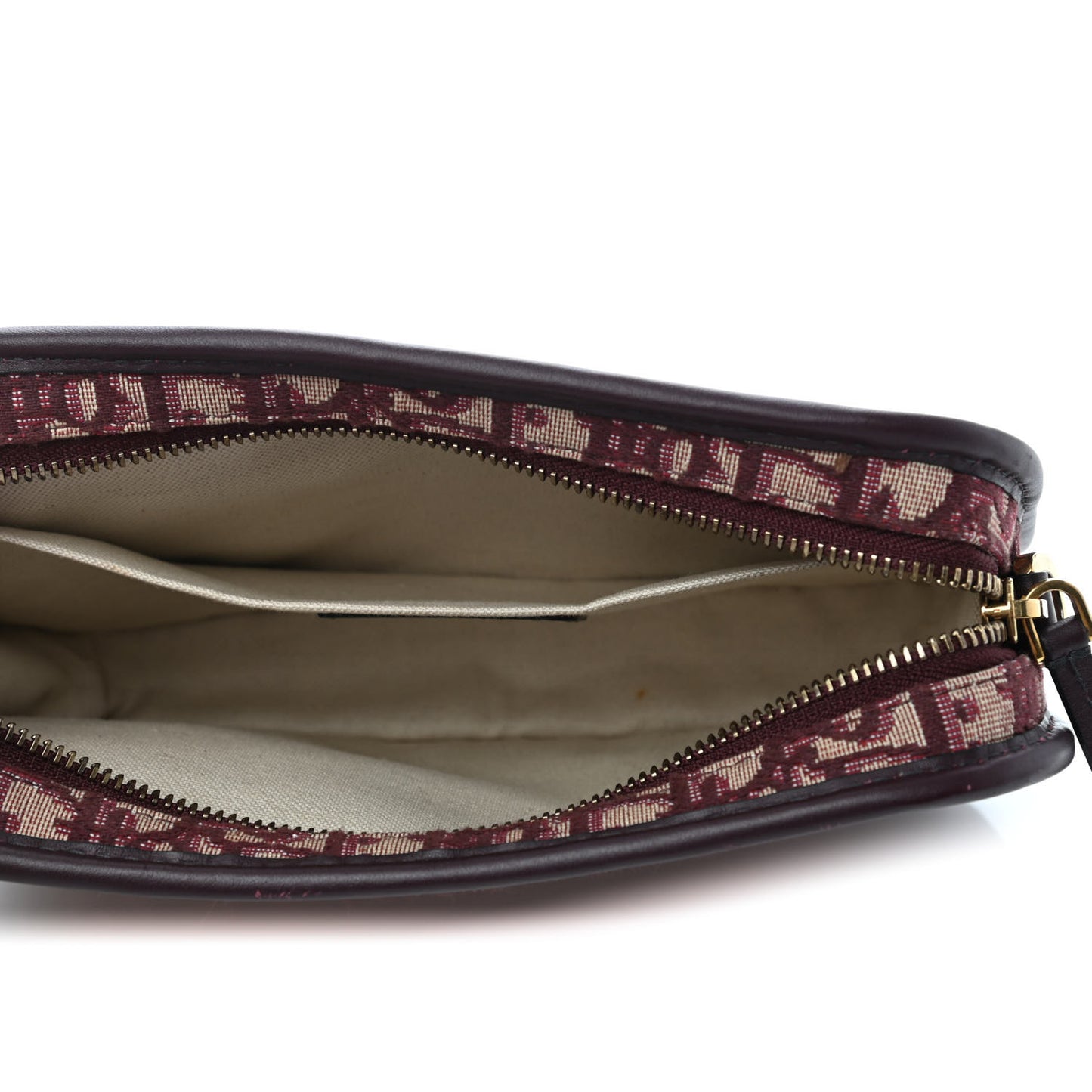 Oblique Diorquake Clutch Burgundy