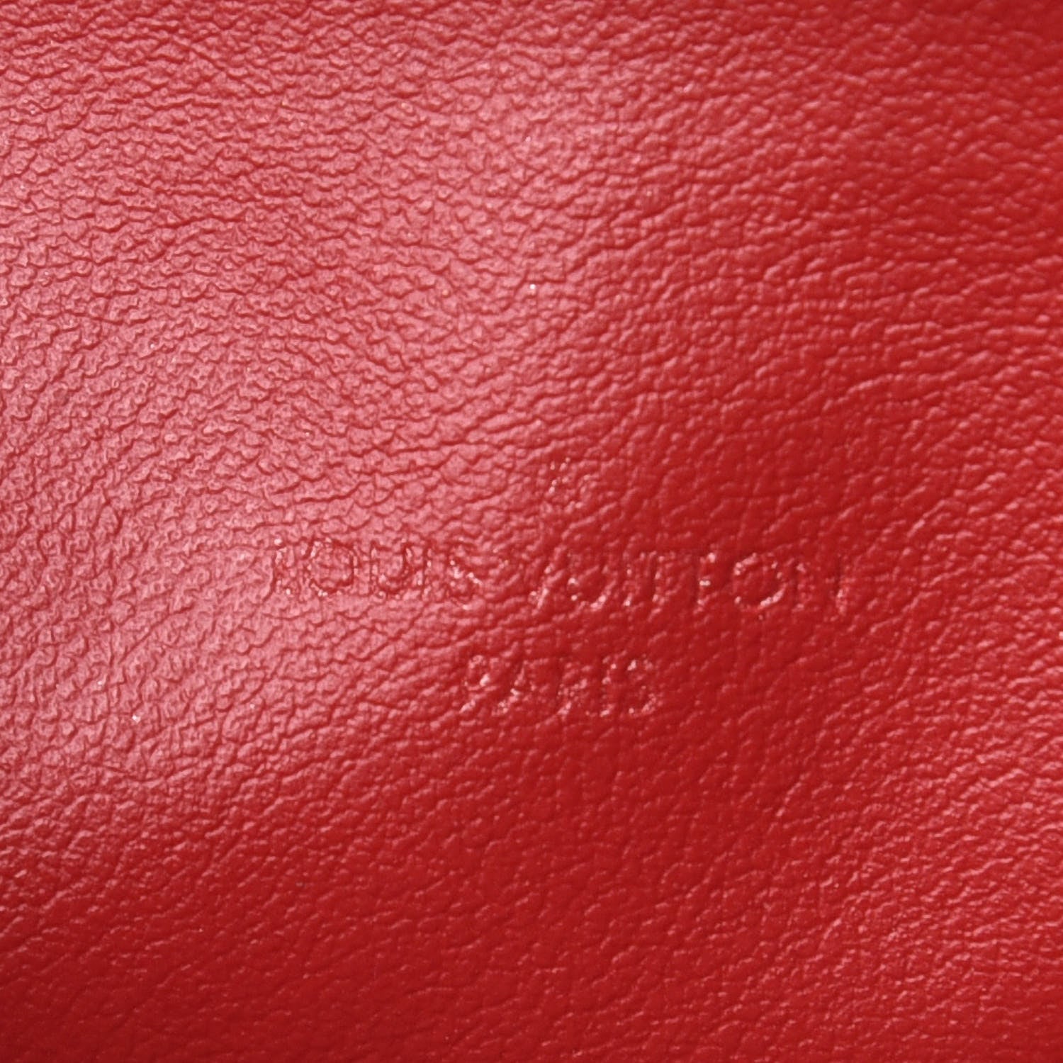 Louis Vuitton Vernis Felicie Pochette Chain Wallet Cherry 8 of 11