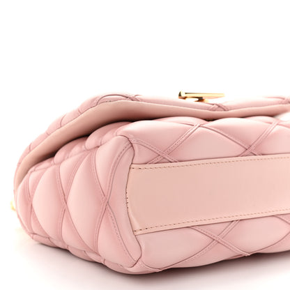 Louis Vuitton Lambskin Malletage Top Handle GO-14 MM Rosabella 8 of 10