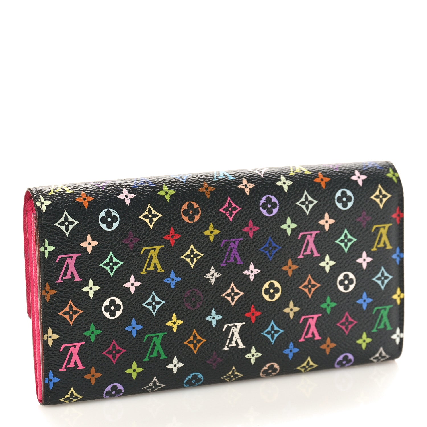 Louis Vuitton Monogram Multicolor Sarah Wallet Black Grenade 3 of 11