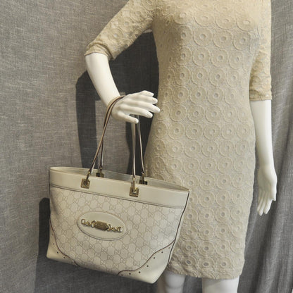 Gucci Guccissima Punch Tote Ivory 5 of 9