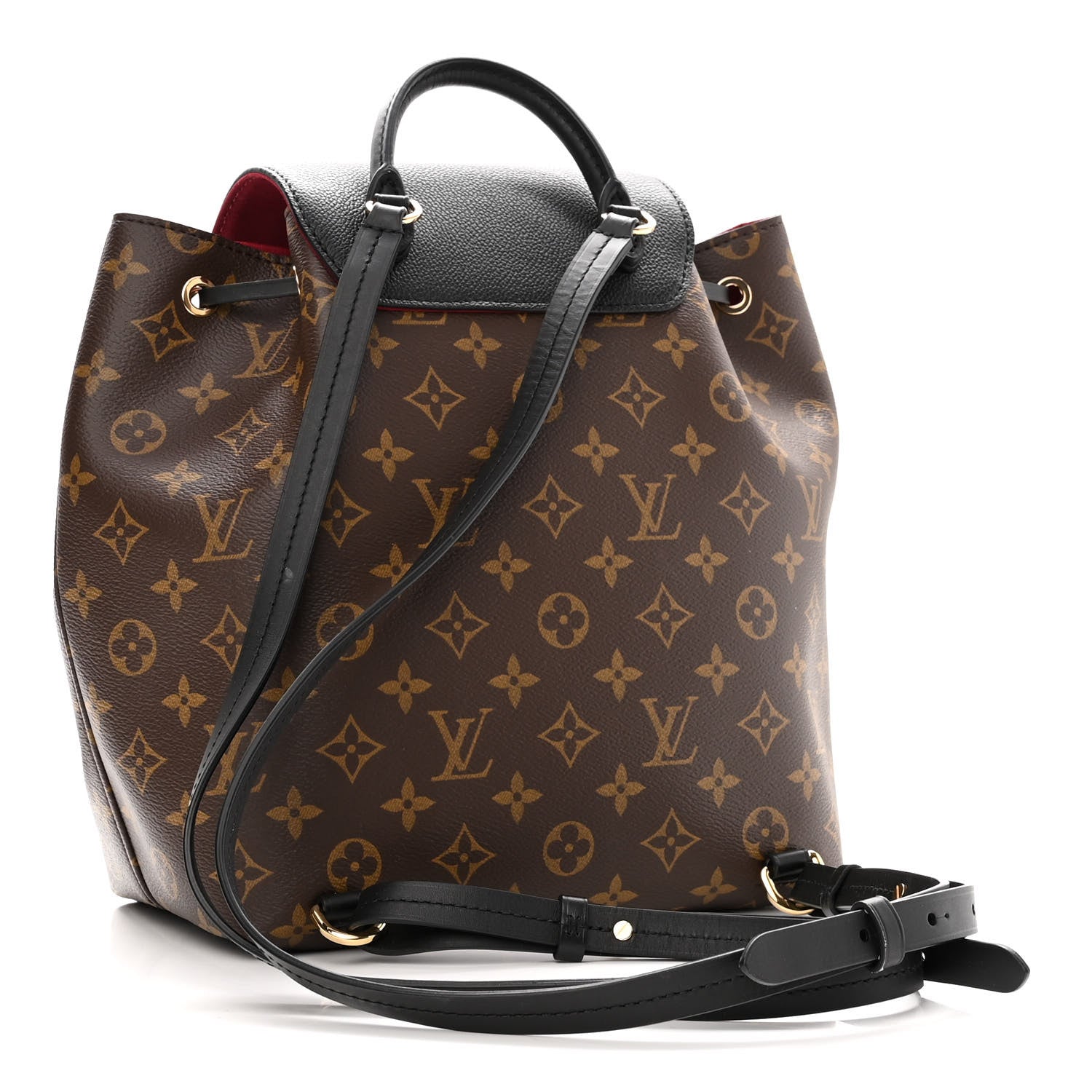 Louis Vuitton Monogram Montsouris PM Black 3 of 9