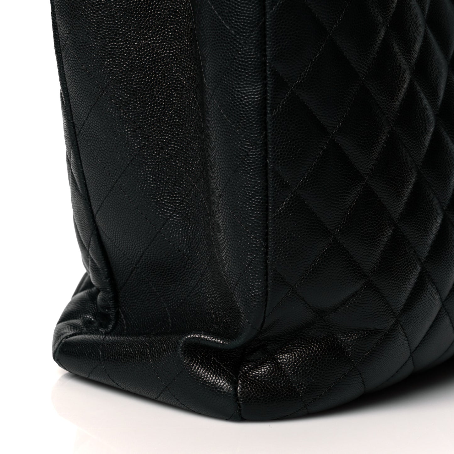 Caviar Quilted Timeless Tote Black