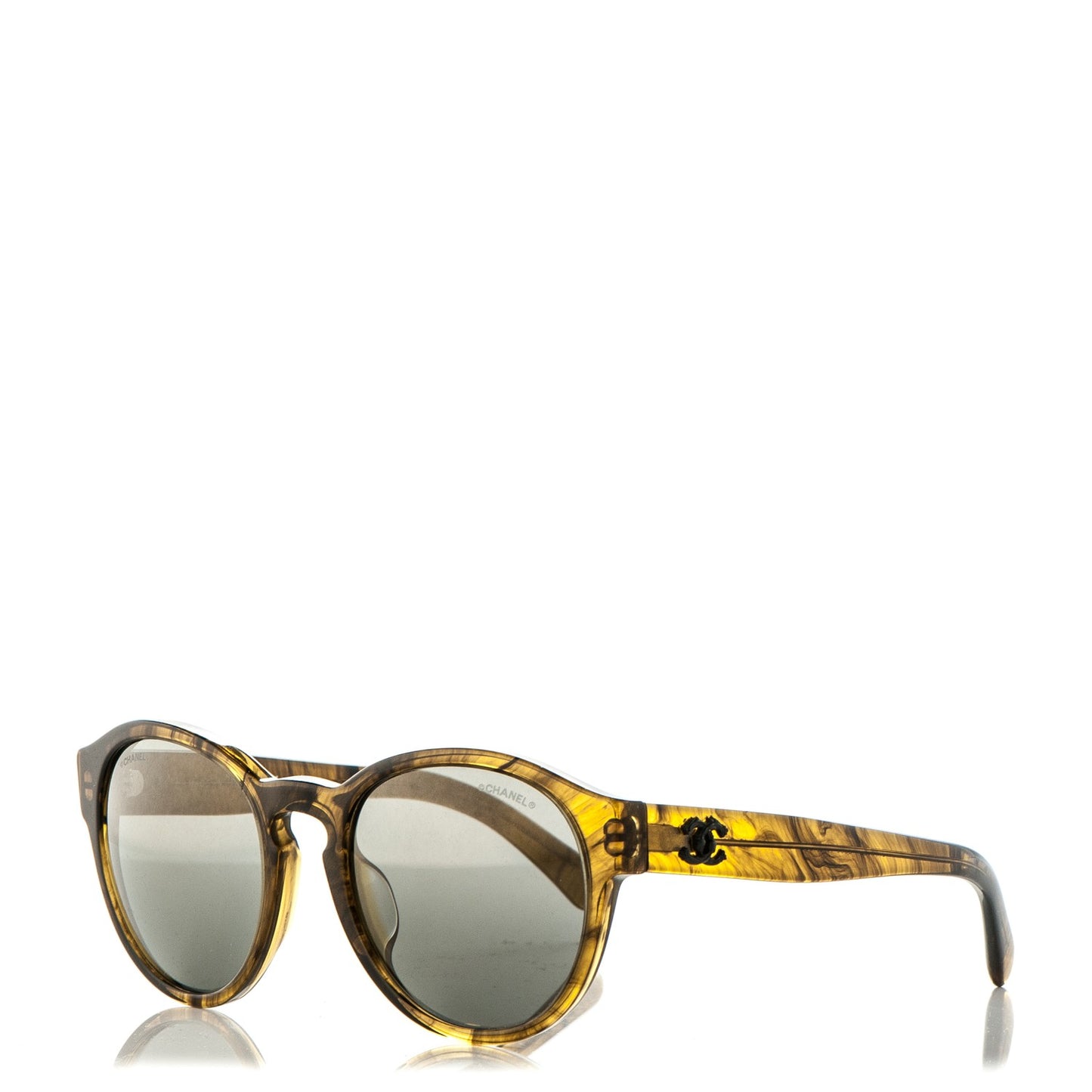 Acetate Pantos Fall CC Sunglasses 5359-A Green Grey