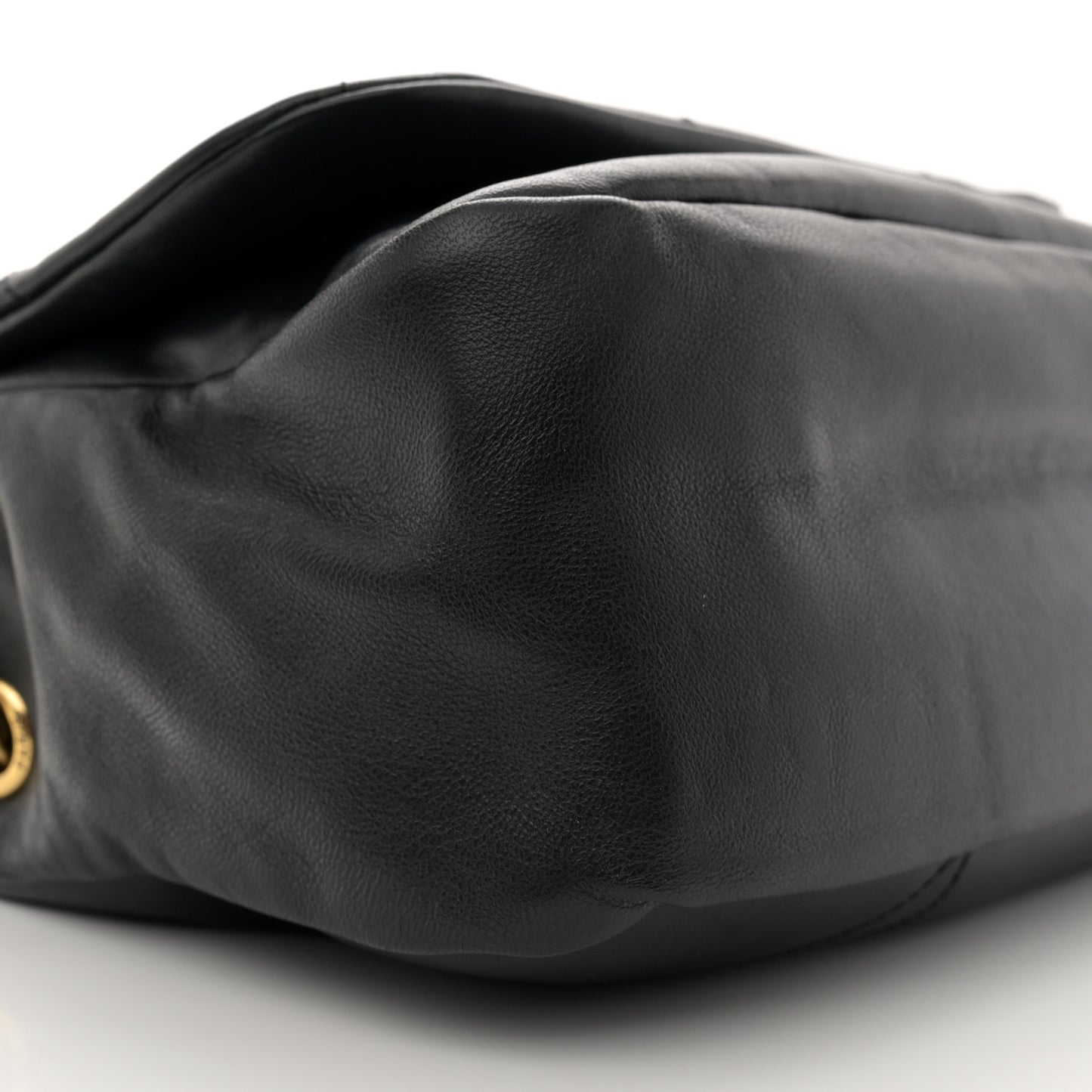 Lambskin Matelasse Monogram Small Jamie 4.3 Black