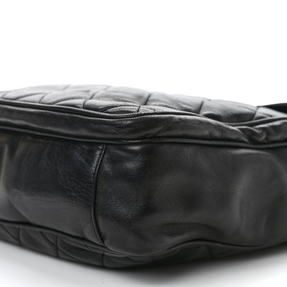 Chanel Lambskin Quilted CC Shoulder Bag Navy 8 of 10