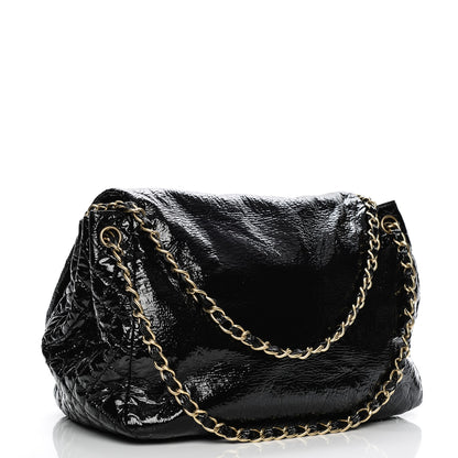 Chanel Vinyl XL Rock and Chain Flap Black 3 of 7
