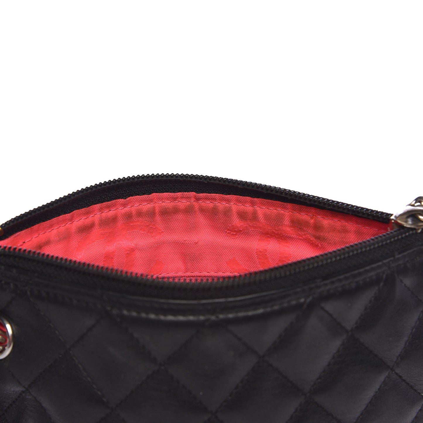 Calfskin Cambon Flat Messenger Black