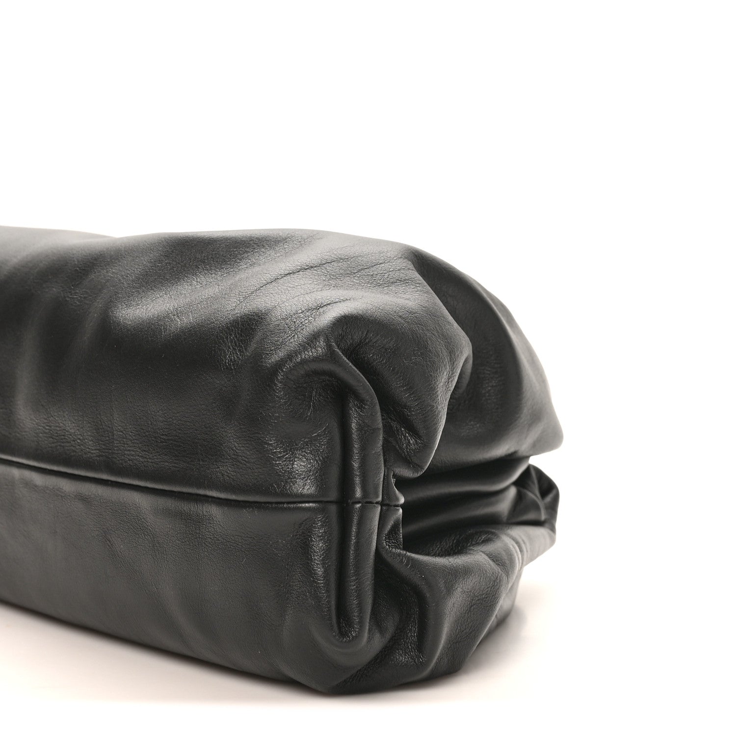 Bottega Veneta Smooth Butter Calf The Pouch Oversized Clutch Black 9 of 9