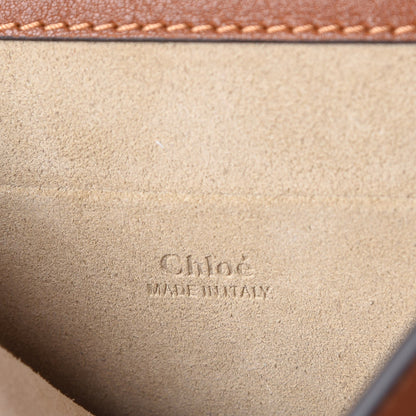 Chloe Calfskin Suede Medium Nile Bracelet Bag Caramel 6 of 8
