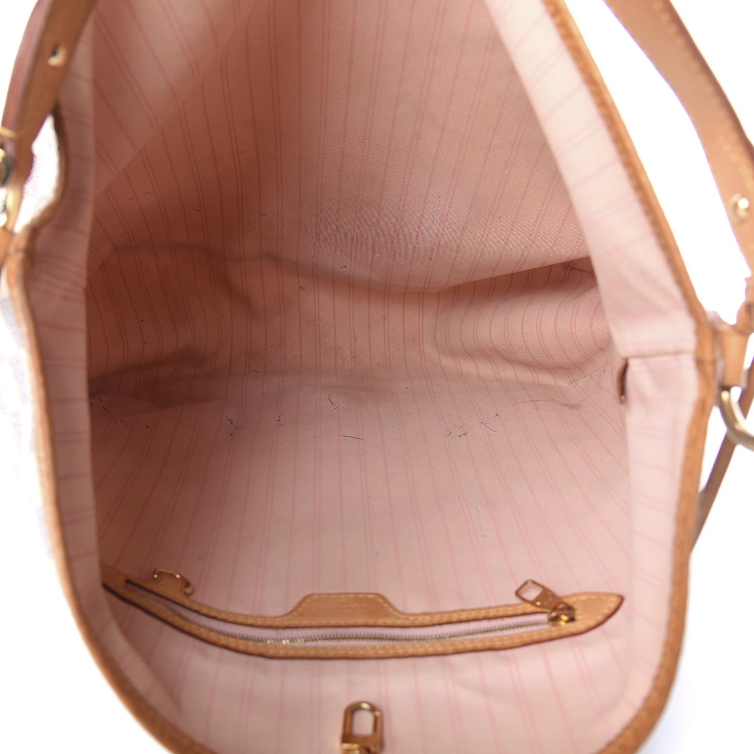 Louis Vuitton Damier Azur Delightful MM Rose Ballerine 6 of 16