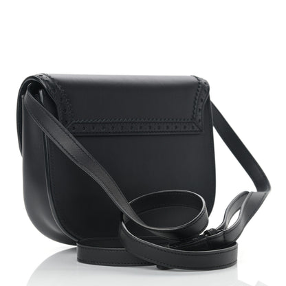 Saint Laurent Smooth Calfskin Perforated Classic Monogram Small Kaia Satchel Black 3 of 10