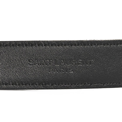 Saint Laurent Smooth Calfskin 20mm Cintura Belt 80 32  Black 3 of 6