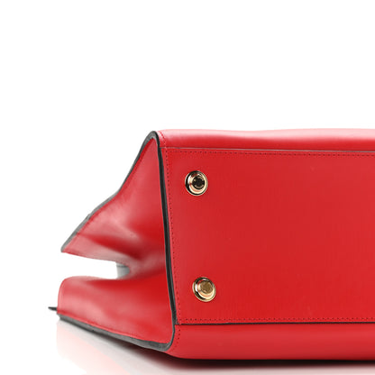 Louis Vuitton Calfskin City Steamer MM Rouge Black 5 of 10