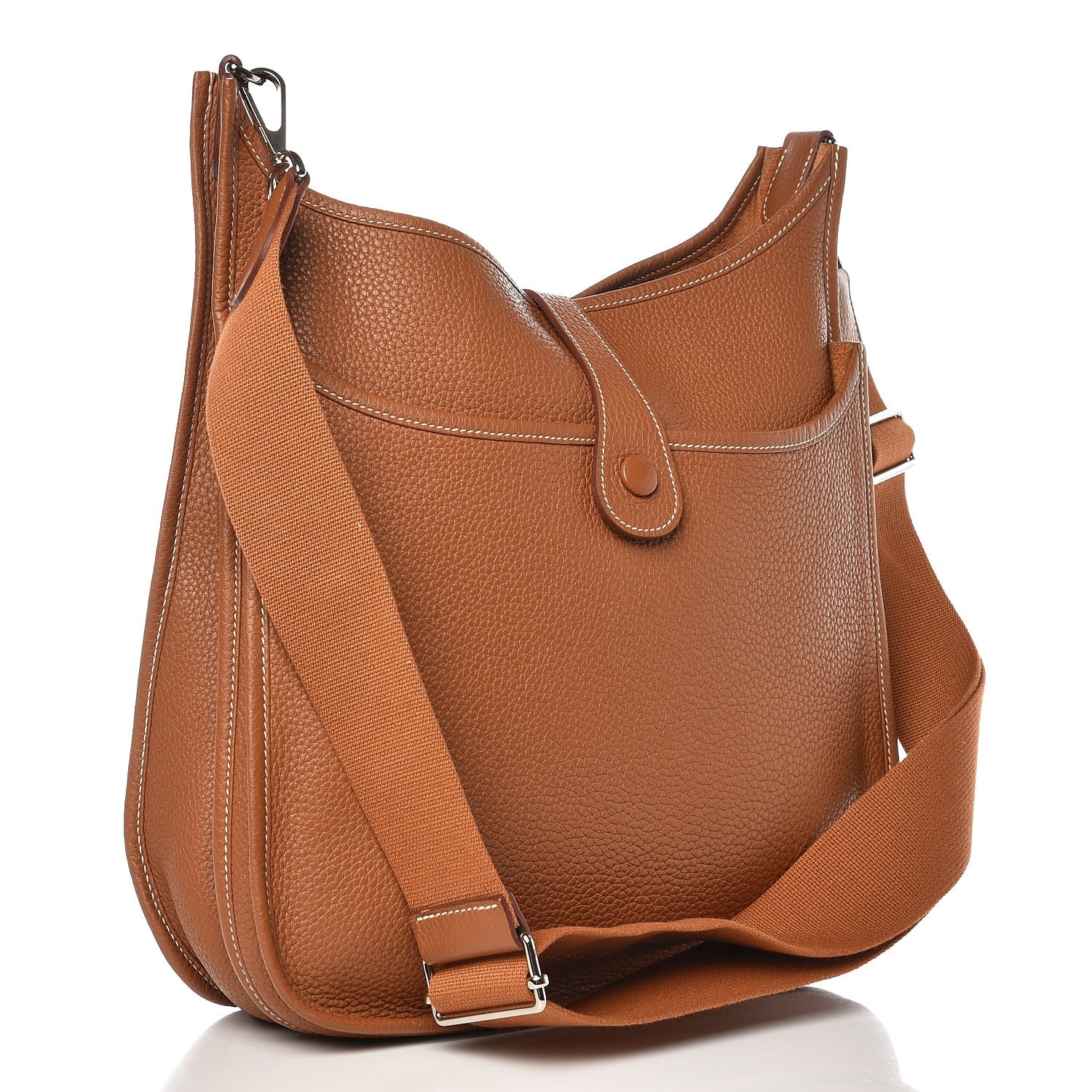 Hermes Taurillon Clemence Evelyne III GM Gold 3 of 7