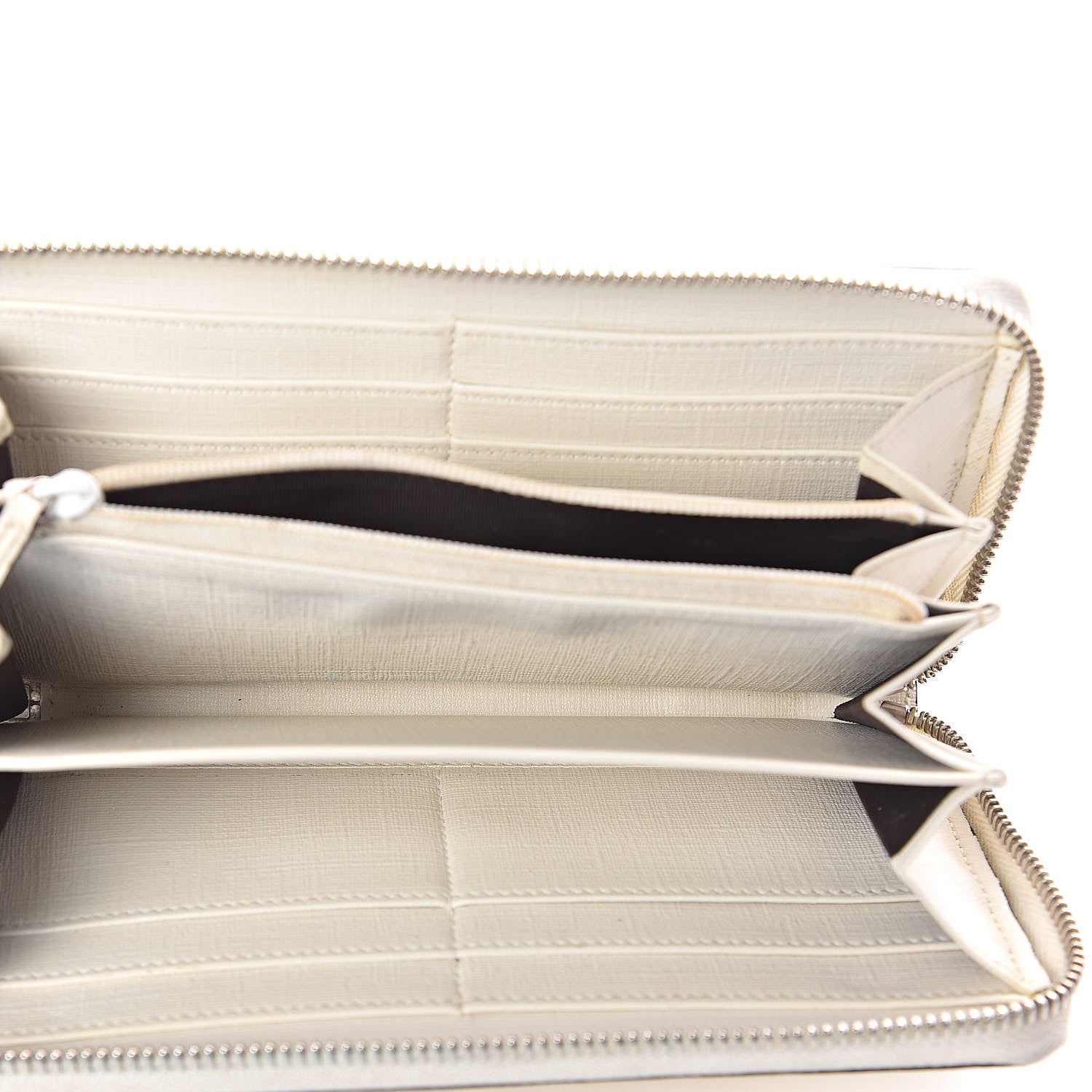 Gucci Micro GG Supreme Stars GG Pierce Zip Around Wallet White 5 of 7