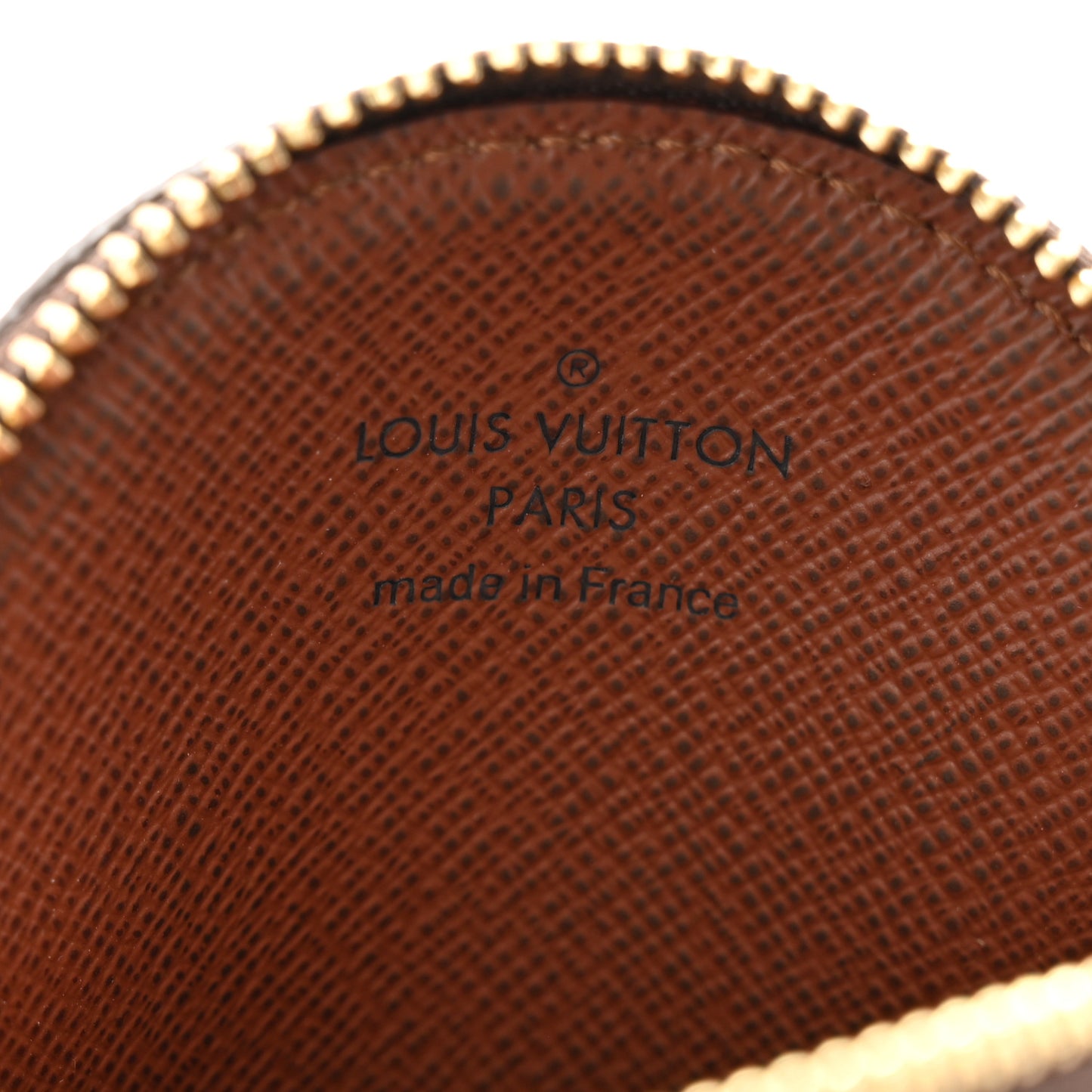 Monogram Round Coin Purse