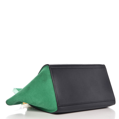 Celine Smooth Calfskin Suede Small Bi-Color Trapeze Palm 5 of 9
