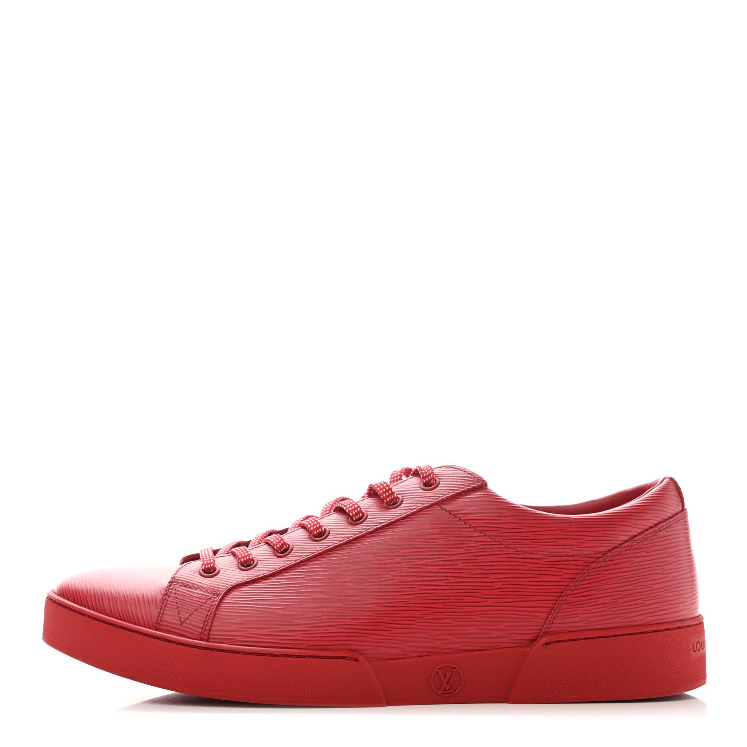 Louis Vuitton Epi Low Top Sneakers 10.5 Red 1 of 8