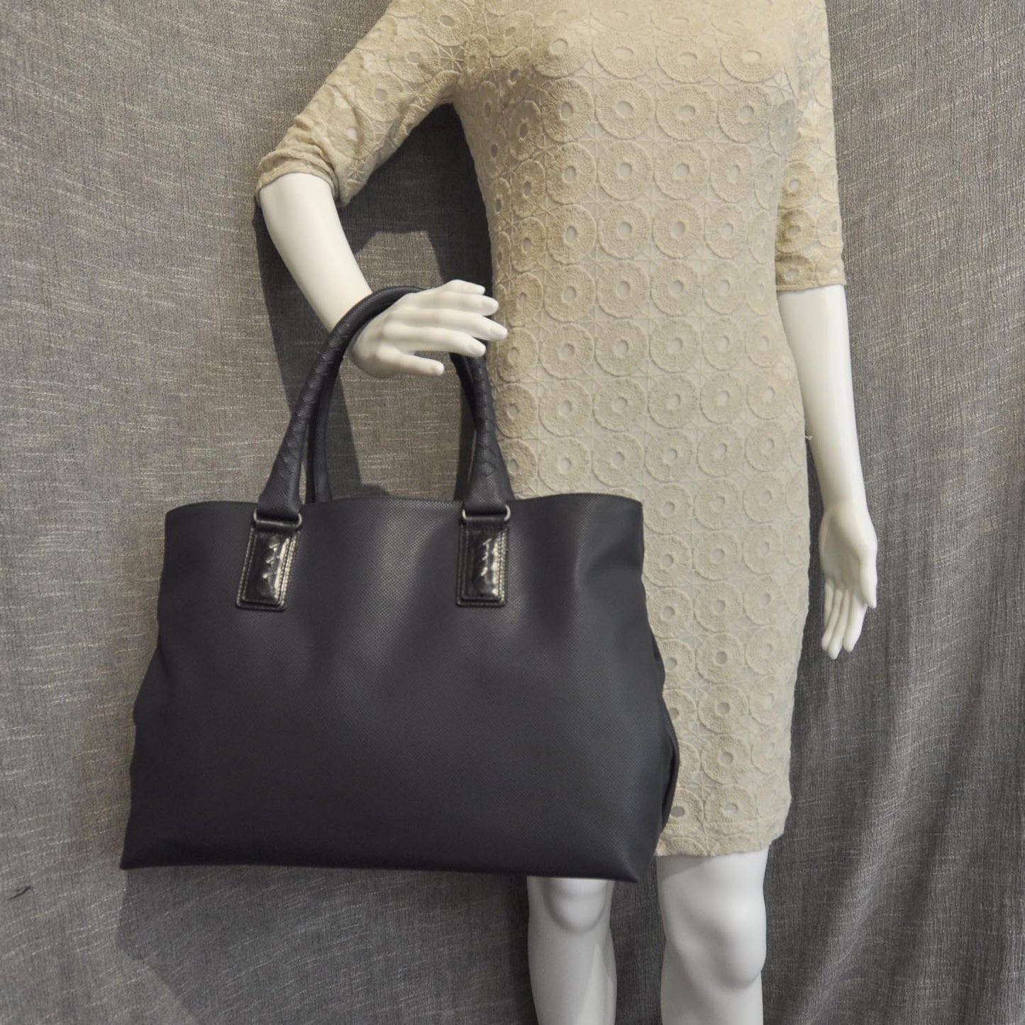 Marco Polo Medium Travel Tote Dark Navy Nero Black