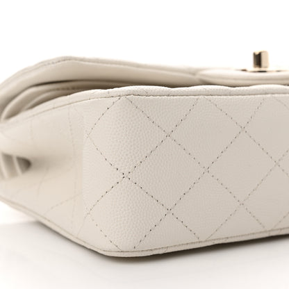 Chanel Caviar Quilted Small Double Flap White 9 of 13