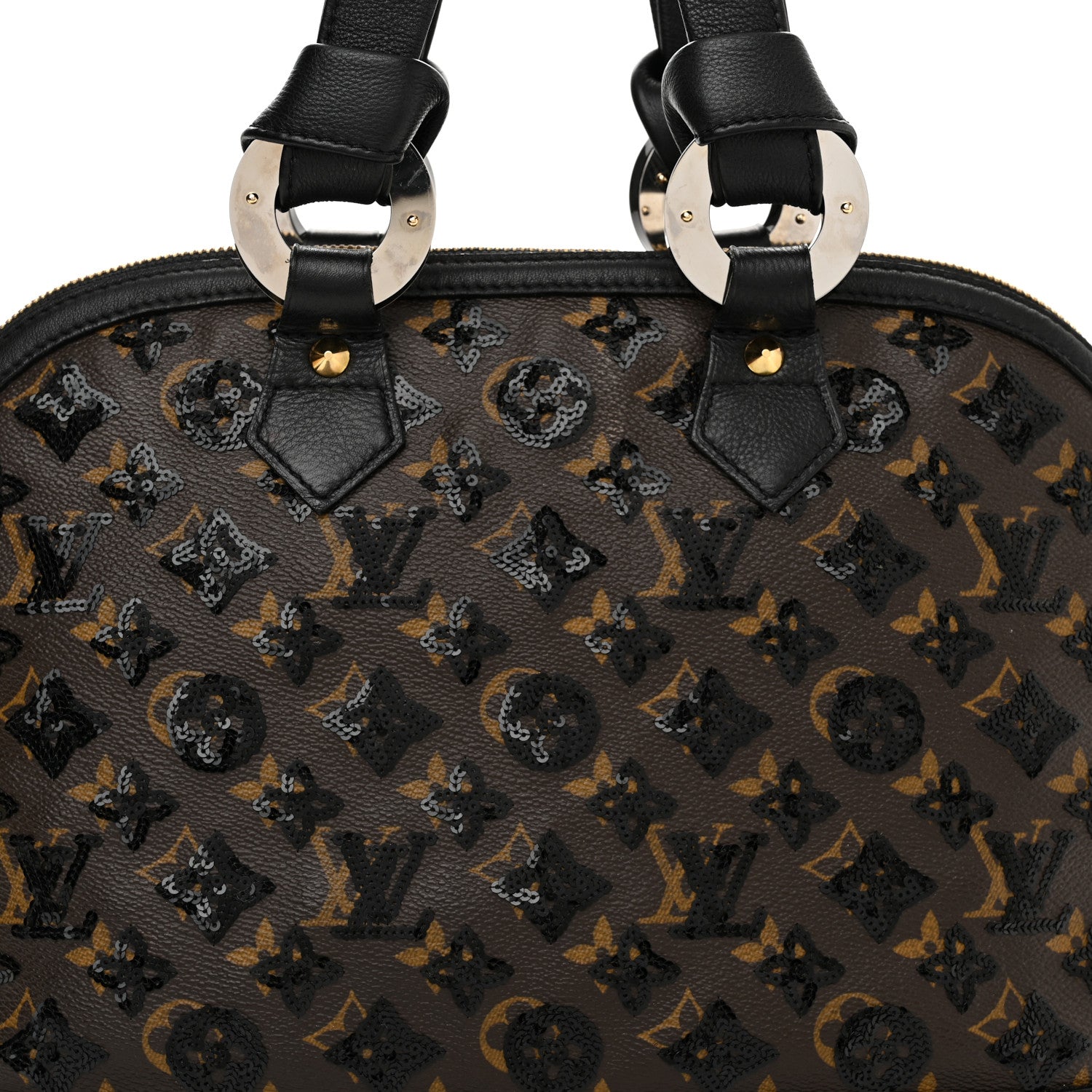 Louis Vuitton Monogram Sequins Eclipse Alma Black 8 of 14