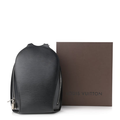 Louis Vuitton Epi Mabillon Backpack Black 10 of 10