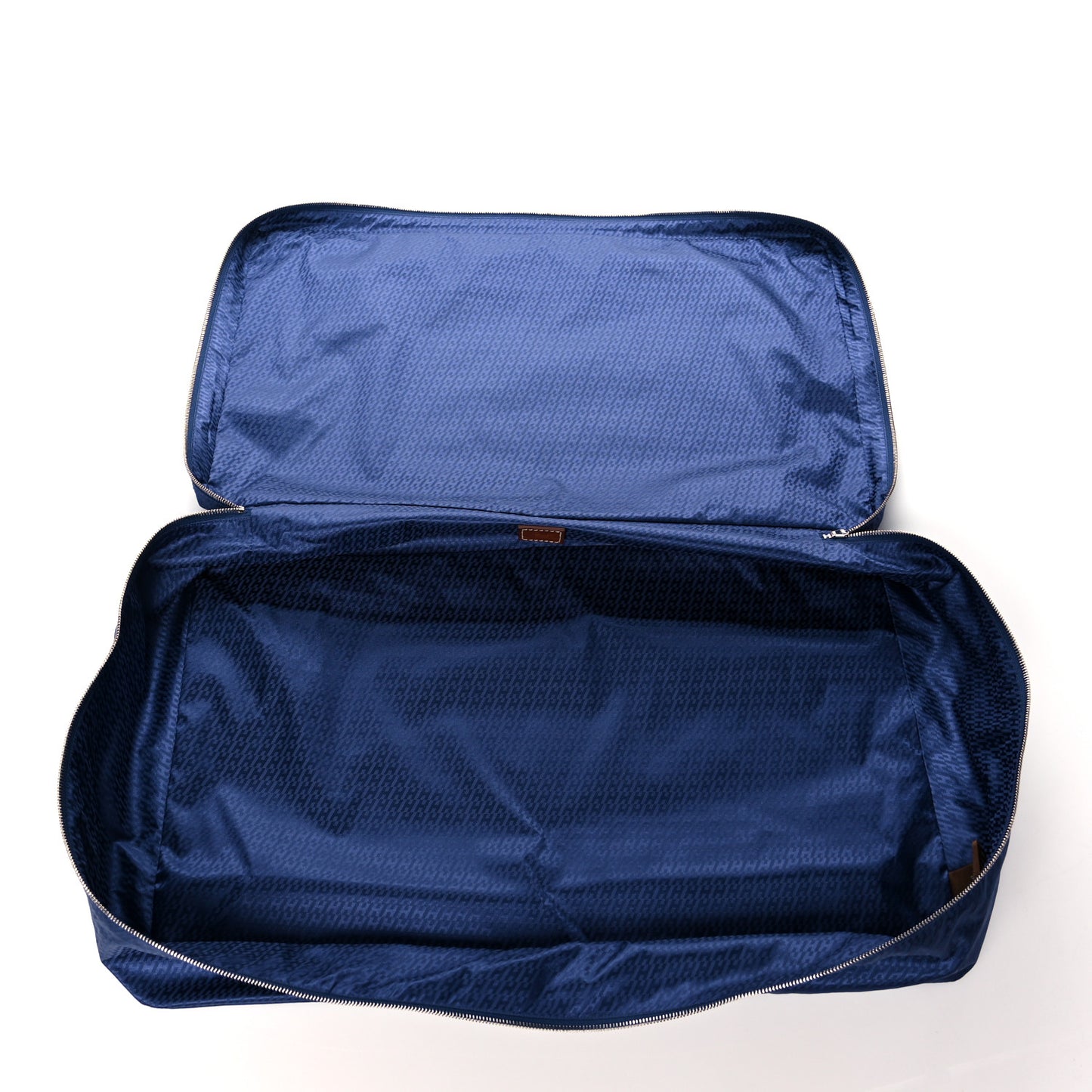 Technical Silk H en Bias Travelsilk Cube MM Bleu Saphir Fauve