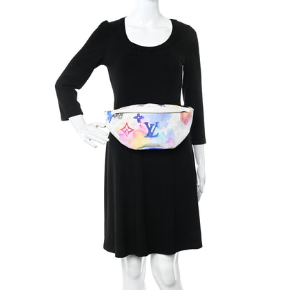 Louis Vuitton Monogram Watercolor Discovery Bumbag Multicolor 2 of 12