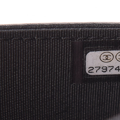 Chanel Caviar Quilted Boy Wallet On Chain WOC Black 10 of 15