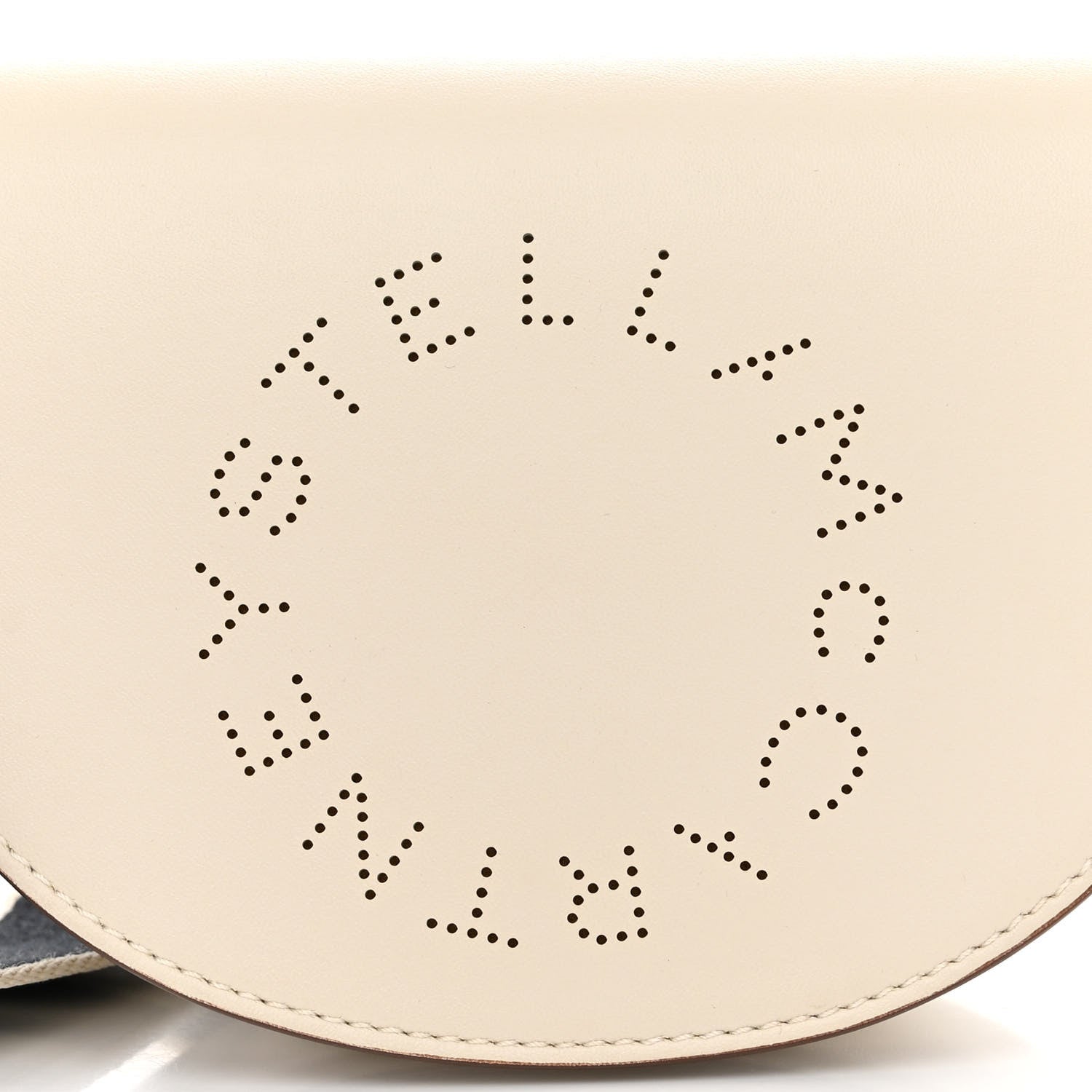 Stella McCartney Eco Soft Alter Nappa Perforated Logo Mini Marlee White 9 of 11
